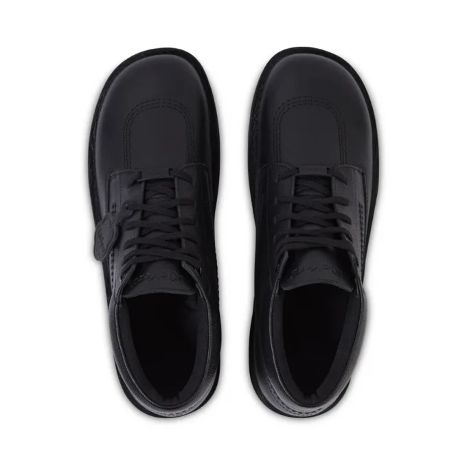 Kick Boot Tumble i svart läder för vuxna, unisex Kick Boot Tumble i svart läder för vuxna, unisex
