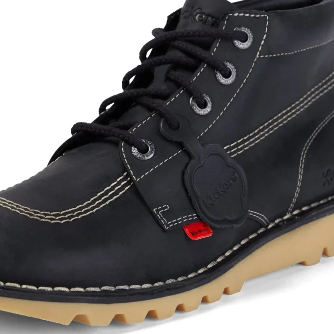 Kick Hi för vuxna, unisex, svart/vit