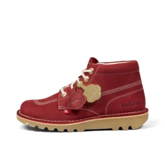 Kick Hi Goldie-stövlar för vuxna, unisex, röda