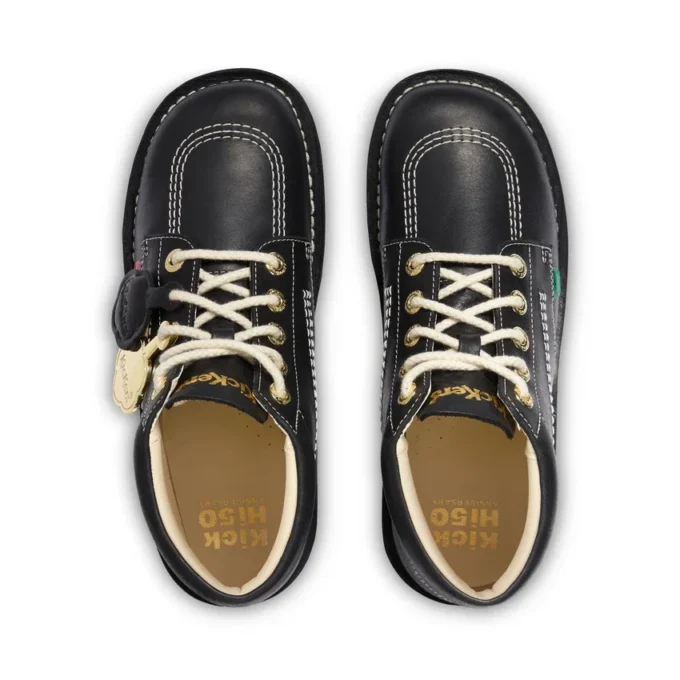 Kick Hi Goldie-stövlar för vuxna, unisex, svarta