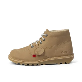 Kick Hi i läder för vuxna, unisex, sand