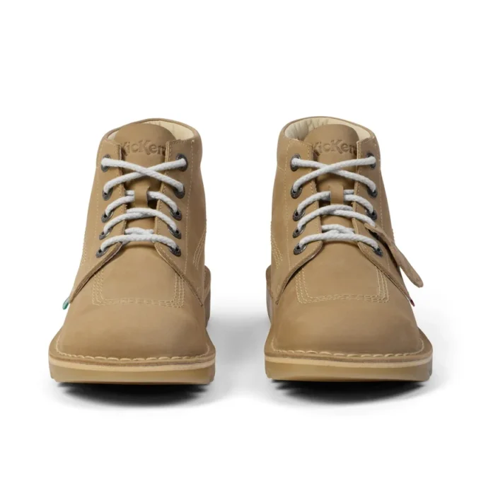 Kick Hi i läder för vuxna, unisex, sand