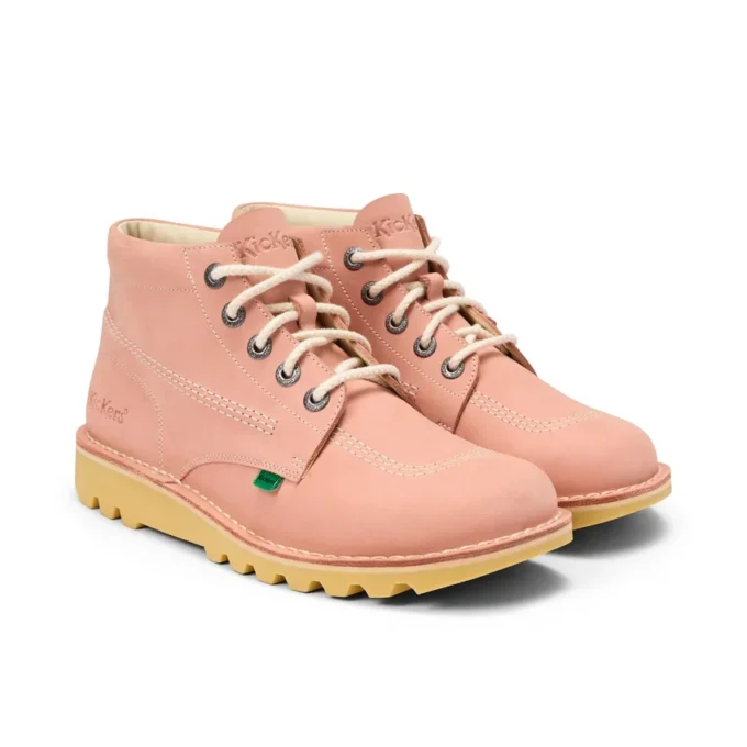 Kick Hi Nubuck ljusrosa för vuxna, unisex