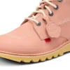 Kick Hi Nubuck ljusrosa för vuxna, unisex