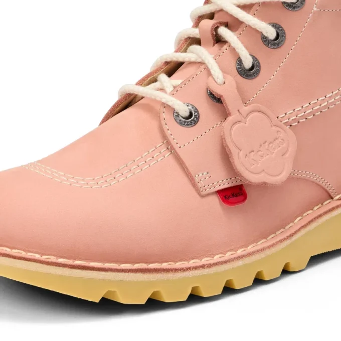 Kick Hi Nubuck ljusrosa för vuxna, unisex