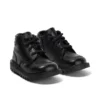 Kick Hi Padded läder svart för små pojkar Kick Hi Padded läder svart för små pojkar