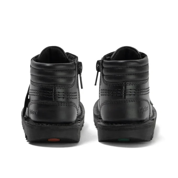 Kick Hi Padded läder svart för små pojkar Kick Hi Padded läder svart för små pojkar