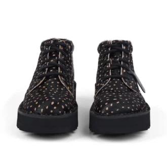 Kick Hi Stack Spot i läder för vuxna, unisex, svart