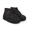 Kick Hi Stack Spot i läder för vuxna, unisex, svart