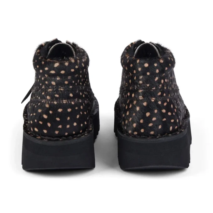 Kick Hi Stack Spot i läder för vuxna, unisex, svart