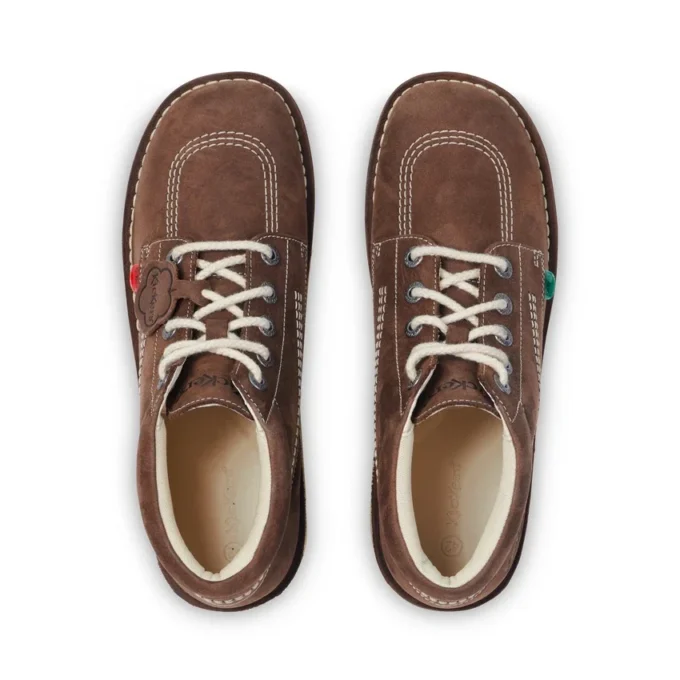 Kick Hi-stövlar i mocka för vuxna, unisex, bruna