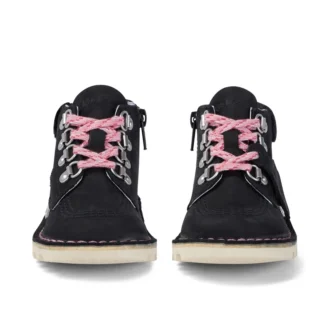 Kick Hi Winter Nubuck för små flickor, svart