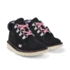 Kick Hi Winter Nubuck för små flickor, svart Kick Hi Winter Nubuck för små flickor, svart