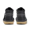 Kick Hi Zip i läder för spädbarn, unisex, svart/vit