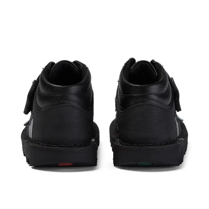 Kick Mid Scuff i läder för små pojkar, svart Kick Mid Scuff i läder för små pojkar, svart