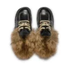 Kick Mule Fur Mains Black för vuxna, unisex Kick Mule Fur Mains Black för vuxna, unisex