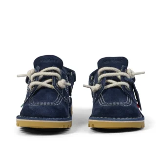 Kick Mule i mocka för spädbarn, unisex, marinblå