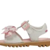 Kick Sandal för små flickor, läder, vita Kick Sandal för små flickor, läder, vita
