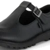 Kick T-Bar för ungdomar, läderalternativ, svart Kick T-Bar för ungdomar, läderalternativ, svart