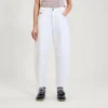 Kickers Classic Barrel Leg-jeans för vuxna kvinnor, vit Kickers Classic Barrel Leg-jeans för vuxna kvinnor, vit
