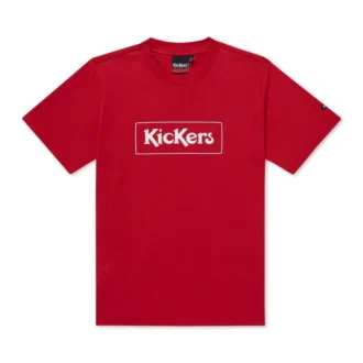 Kickers Classic Box Tee Red för vuxna män