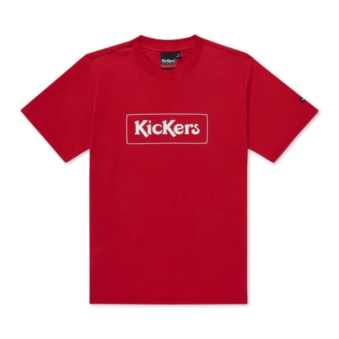 Kickers Classic Box Tee Red för vuxna män