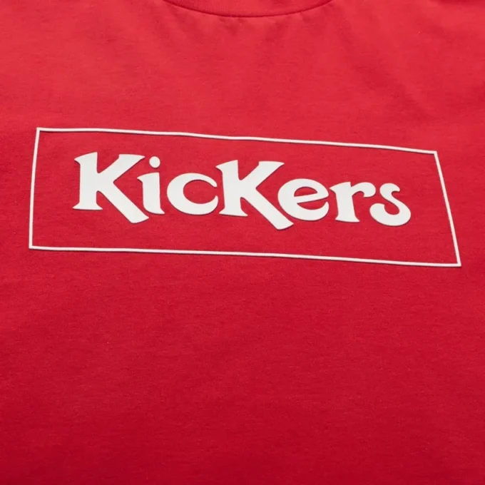 Kickers Classic Box Tee Red för vuxna män