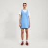 Kickers Classic Denim Mini Dress Blue för vuxna kvinnor Kickers Classic Denim Mini Dress Blue för vuxna kvinnor