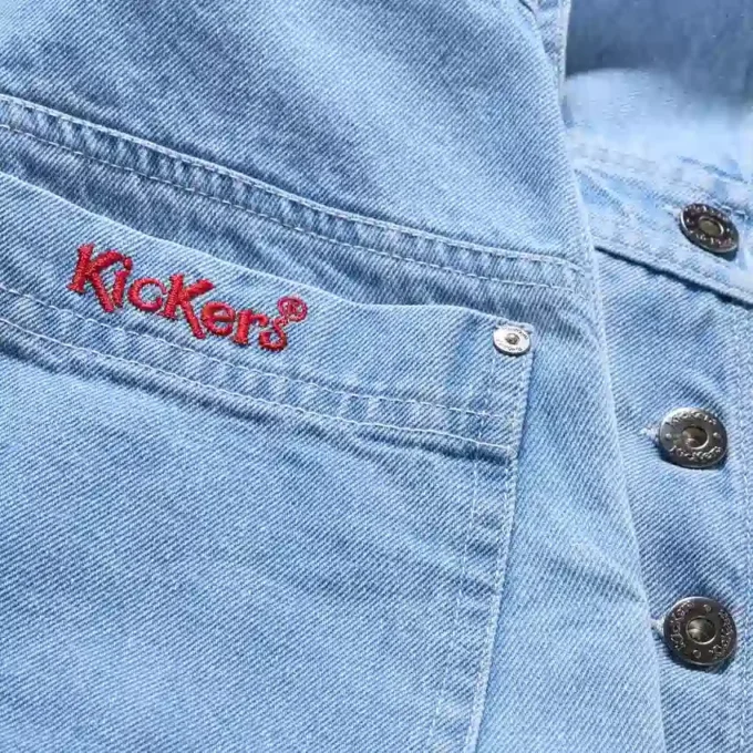 Kickers Classic Dungaree blå för vuxna kvinnor