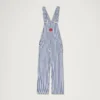 Kickers Classic Dungaree för vuxna kvinnor, blå/vit Kickers Classic Dungaree för vuxna kvinnor, blå/vit