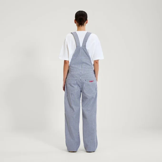 Kickers Classic Dungaree för vuxna kvinnor, blå/vit Kickers Classic Dungaree för vuxna kvinnor, blå/vit