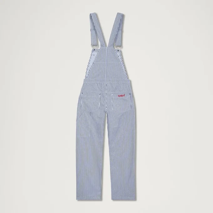Kickers Classic Dungaree för vuxna kvinnor, blå/vit Kickers Classic Dungaree för vuxna kvinnor, blå/vit