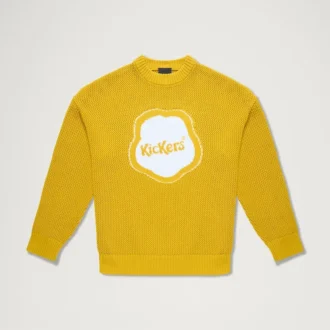 Kickers Classic Jacquard Knit Yellow för vuxna, unisex