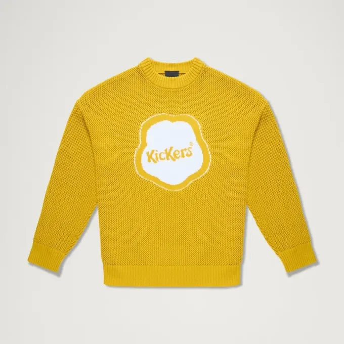 Kickers Classic Jacquard Knit Yellow för vuxna, unisex Kickers Classic Jacquard Knit Yellow för vuxna, unisex