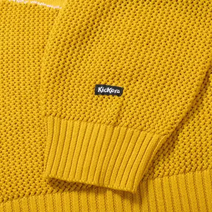 Kickers Classic Jacquard Knit Yellow för vuxna, unisex Kickers Classic Jacquard Knit Yellow för vuxna, unisex