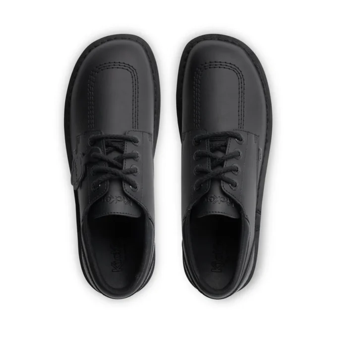 Kickers Classic Kick Lo Padded Leather för vuxna män, svart Kickers Classic Kick Lo Padded Leather för vuxna män, svart