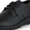 Kickers Classic Kick Lo Padded Leather för vuxna män, svart Kickers Classic Kick Lo Padded Leather för vuxna män, svart