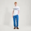 Kickers Classic kortärmad T-shirt för vuxna män, vit