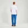 Kickers Classic kortärmad T-shirt för vuxna män, vit