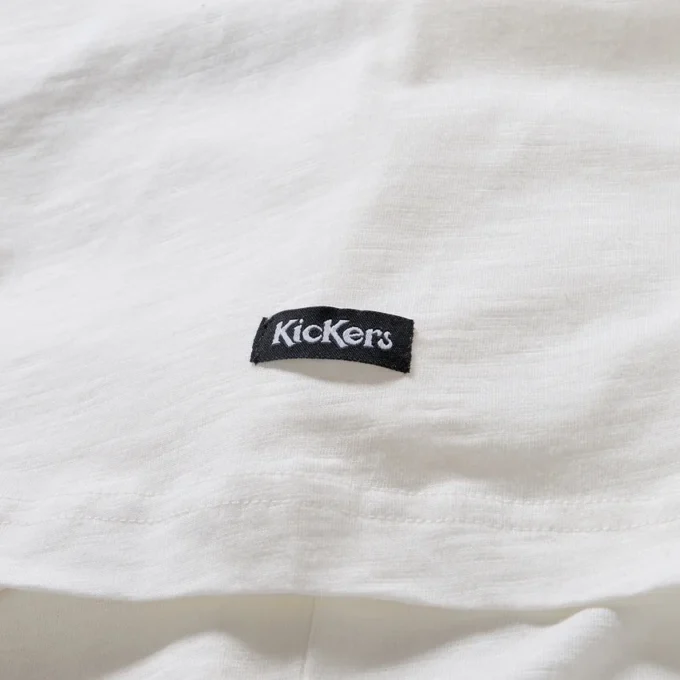 Kickers Classic kortärmad T-shirt för vuxna män, vit