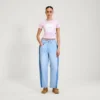 Kickers Classic Lightweight Tee Pink för vuxna kvinnor Kickers Classic Lightweight Tee Pink för vuxna kvinnor