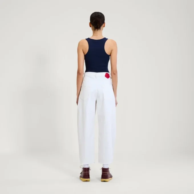 Kickers Classic Ribbed Vest Navy för vuxna kvinnor Kickers Classic Ribbed Vest Navy för vuxna kvinnor