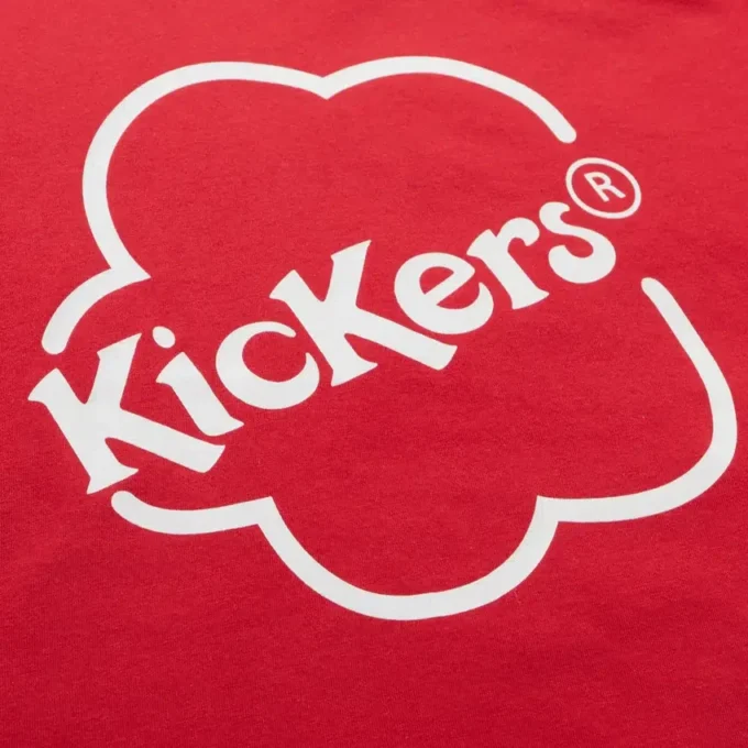 Kickers Classic Skinny T-shirt för vuxna kvinnor, röd Kickers Classic Skinny T-shirt för vuxna kvinnor, röd