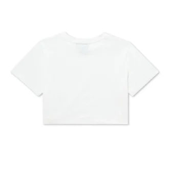 Kickers Classic T-shirt med rund hals för vuxna kvinnor, vit