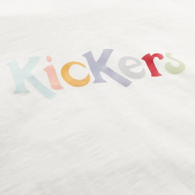 Kickers Classic T-shirt med rund hals för vuxna kvinnor, vit Kickers Classic T-shirt med rund hals för vuxna kvinnor, vit