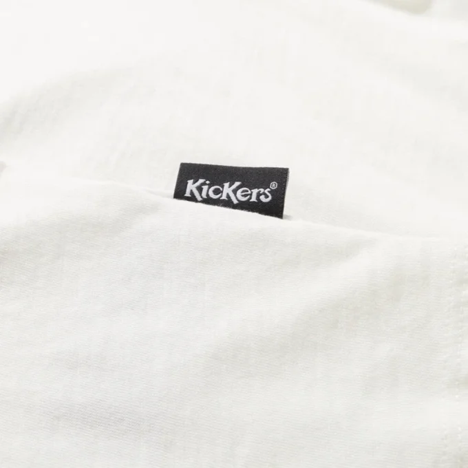 Kickers Classic T-shirt med rund hals för vuxna kvinnor, vit Kickers Classic T-shirt med rund hals för vuxna kvinnor, vit