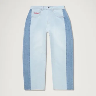 Kickers Classic Wide Leg Barrel Jean blå för vuxna kvinnor