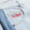Kickers Classic Wide Leg Barrel Jean blå för vuxna kvinnor Kickers Classic Wide Leg Barrel Jean blå för vuxna kvinnor