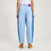 Kickers Classic Wide Leg Barrel Jean blå för vuxna kvinnor Kickers Classic Wide Leg Barrel Jean blå för vuxna kvinnor