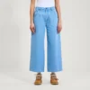 Kickers Classic Wide Leg Jean blå för vuxna kvinnor Kickers Classic Wide Leg Jean blå för vuxna kvinnor